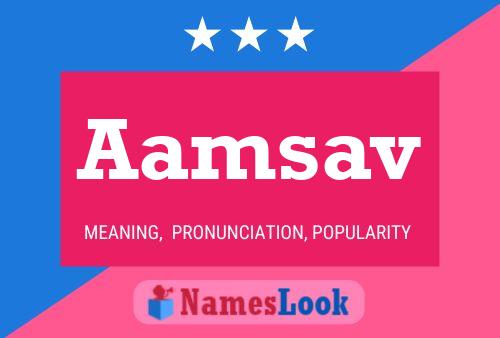 ملصق اسم Aamsav