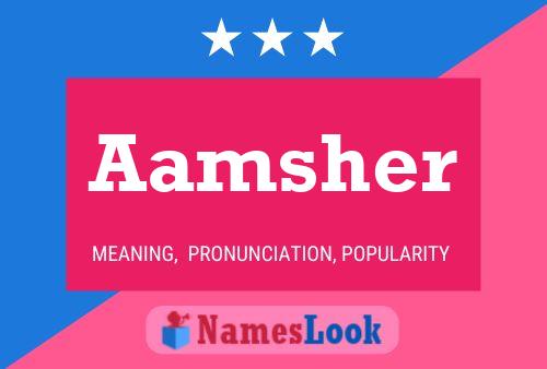 ملصق اسم Aamsher