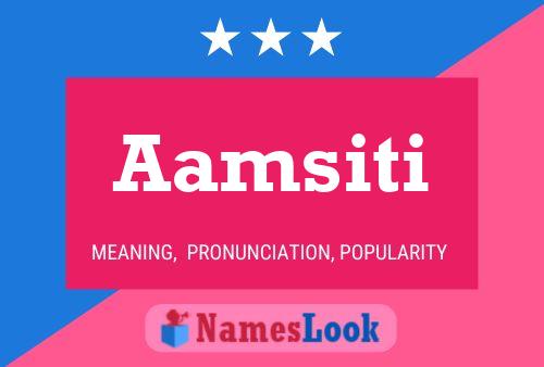 ملصق اسم Aamsiti