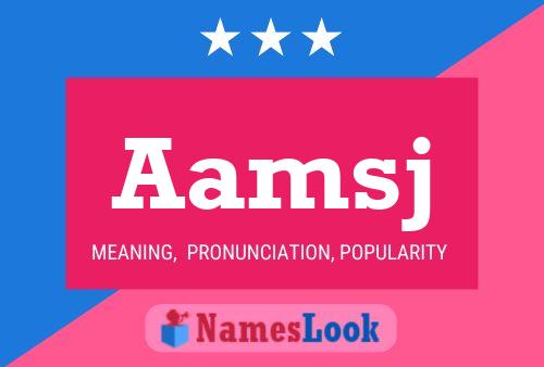 ملصق اسم Aamsj