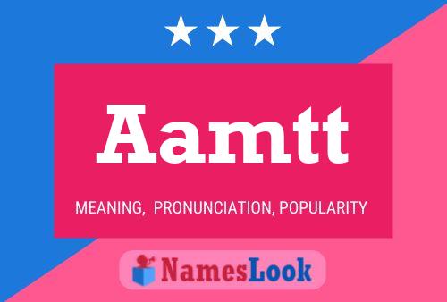 ملصق اسم Aamtt