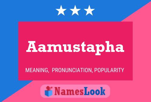 ملصق اسم Aamustapha