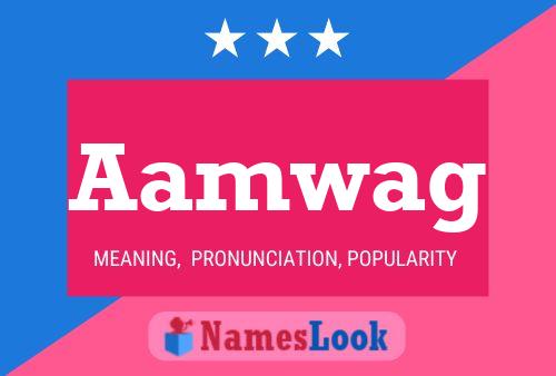 ملصق اسم Aamwag