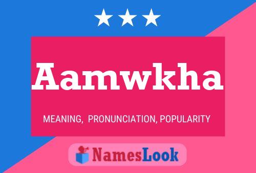 ملصق اسم Aamwkha