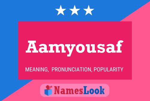 ملصق اسم Aamyousaf