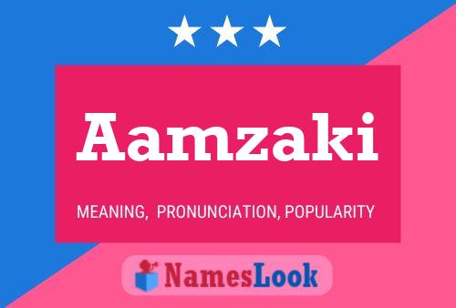 ملصق اسم Aamzaki