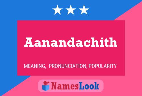 ملصق اسم Aanandachith