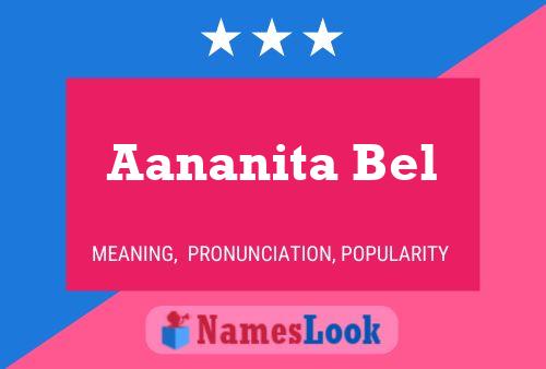 ملصق اسم Aananita Bel