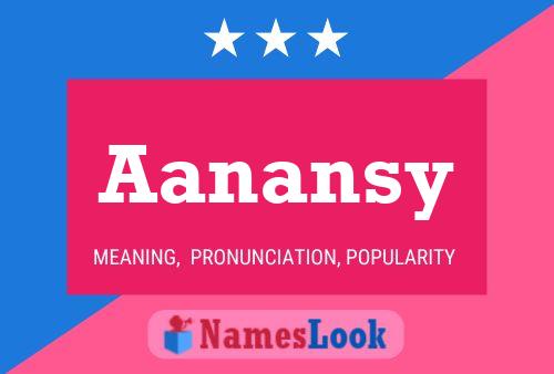 ملصق اسم Aanansy