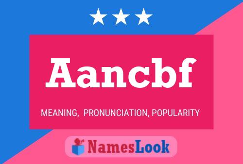 ملصق اسم Aancbf