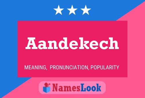 ملصق اسم Aandekech