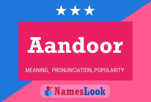 ملصق اسم Aandoor