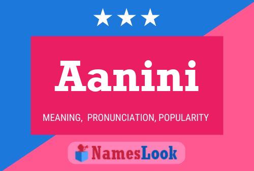 ملصق اسم Aanini