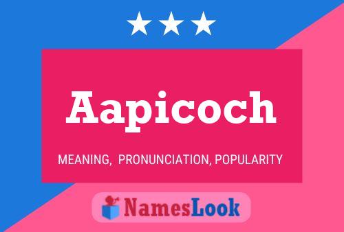 ملصق اسم Aapicoch