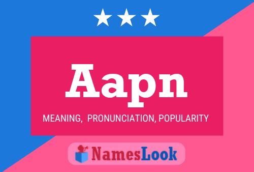 ملصق اسم Aapn