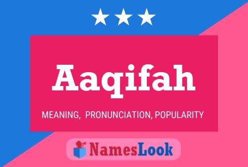 ملصق اسم Aaqifah