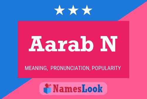 ملصق اسم Aarab N