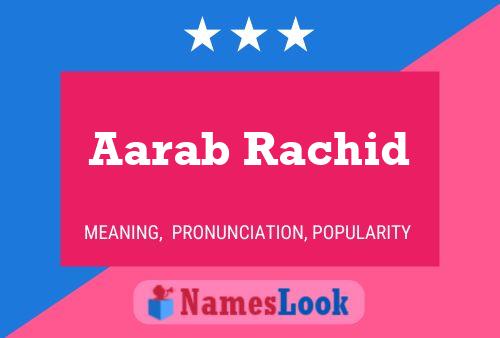 ملصق اسم Aarab Rachid