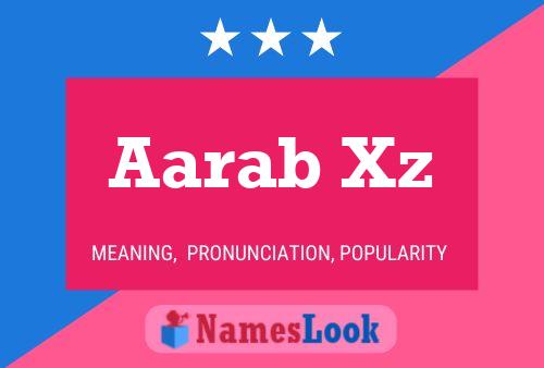 ملصق اسم Aarab Xz