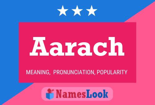 ملصق اسم Aarach