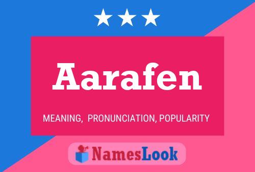 ملصق اسم Aarafen