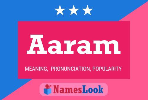 ملصق اسم Aaram