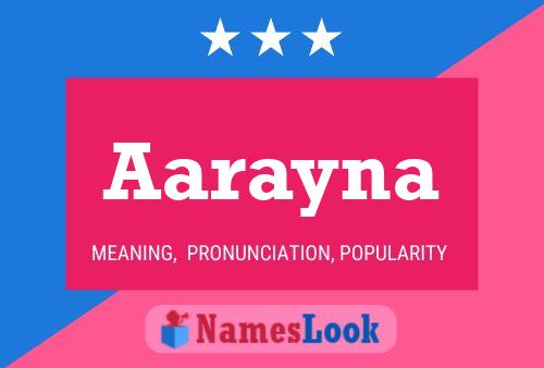 ملصق اسم Aarayna