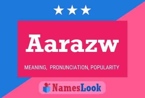 ملصق اسم Aarazw