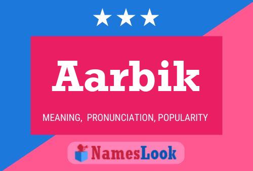 ملصق اسم Aarbik