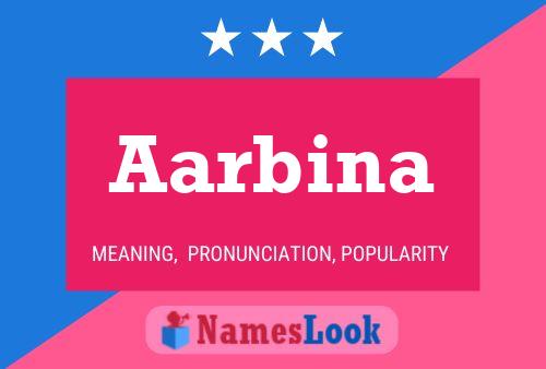 ملصق اسم Aarbina