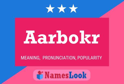 ملصق اسم Aarbokr