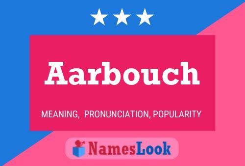 ملصق اسم Aarbouch