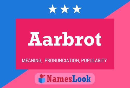 ملصق اسم Aarbrot