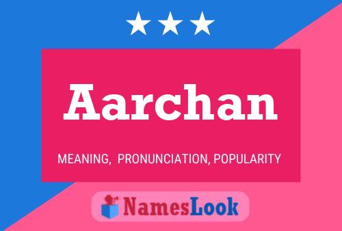 ملصق اسم Aarchan