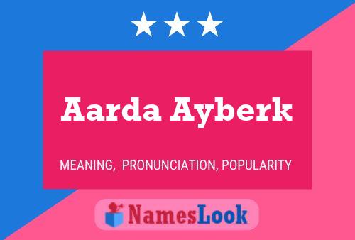 ملصق اسم Aarda Ayberk