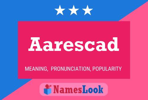 ملصق اسم Aarescad