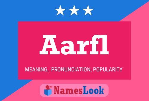 ملصق اسم Aarfl