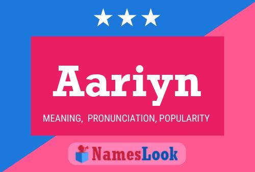 ملصق اسم Aariyn