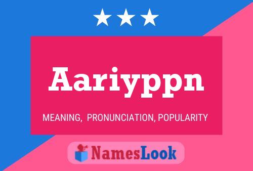 ملصق اسم Aariyppn