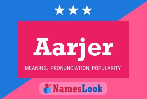 ملصق اسم Aarjer