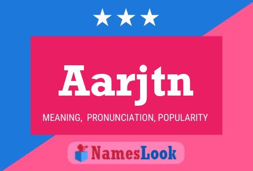 ملصق اسم Aarjtn