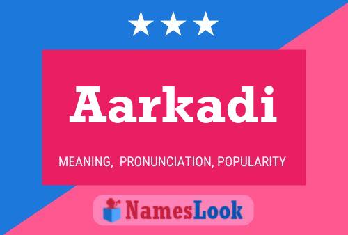 ملصق اسم Aarkadi