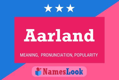 ملصق اسم Aarland