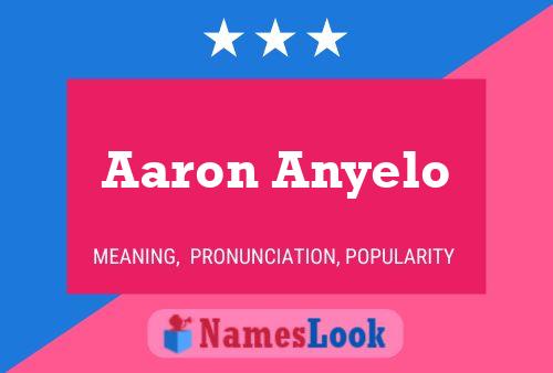 ملصق اسم Aaron Anyelo