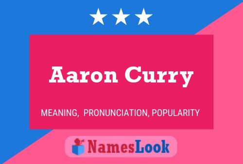 ملصق اسم Aaron Curry