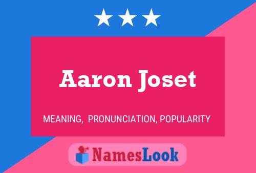 ملصق اسم Aaron Joset