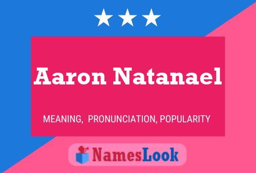 ملصق اسم Aaron Natanael