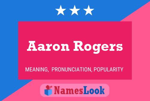 ملصق اسم Aaron Rogers