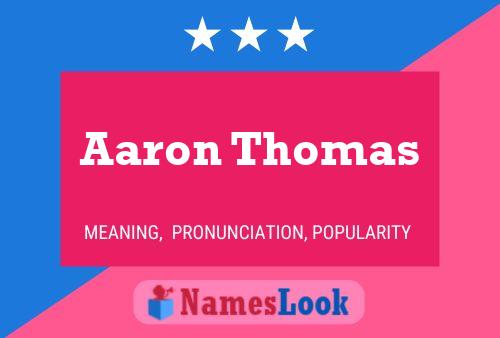 ملصق اسم Aaron Thomas