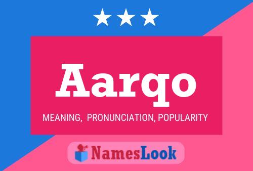 ملصق اسم Aarqo